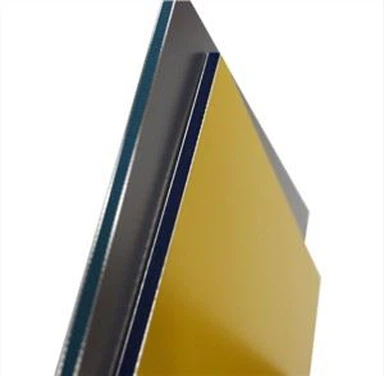 Tűzálló kék színű csiszolt alumínium kompozit panel bolti dekorációhoz